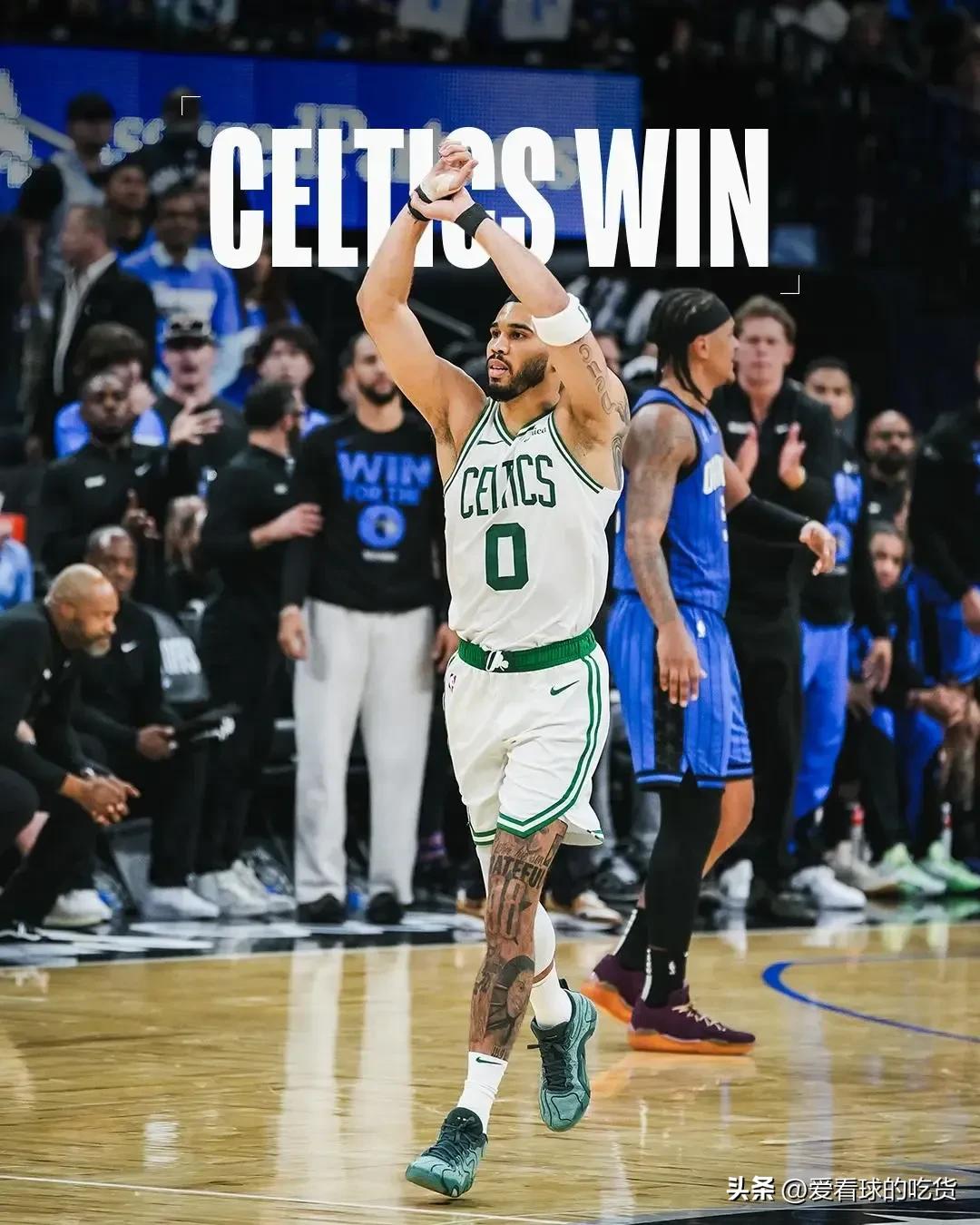 _凯尔特人107:98魔术，系列赛3:1！塔图姆笑对恶犯！拜拜了魔术！_凯尔特人107:98魔术，系列赛3:1！塔图姆笑对恶犯！拜拜了魔术！